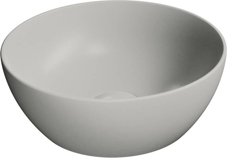 Sapho Keramische Opbouw Waskom Pura dia. 32 cm Licht Grijs