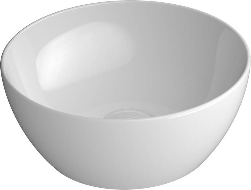 Sapho Keramische Opbouw Waskom Pura dia. 32 cm Wit ExtraGlaze