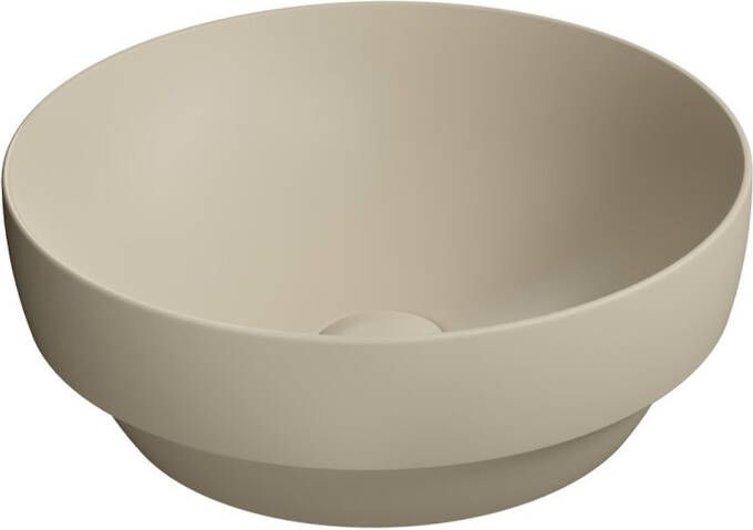 Sapho Keramische Opbouw Waskom Pura dia. 40 cm Beige