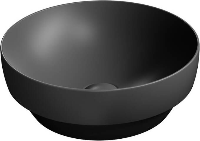 Sapho Keramische Opbouw Waskom Pura dia. 40 cm Zwart