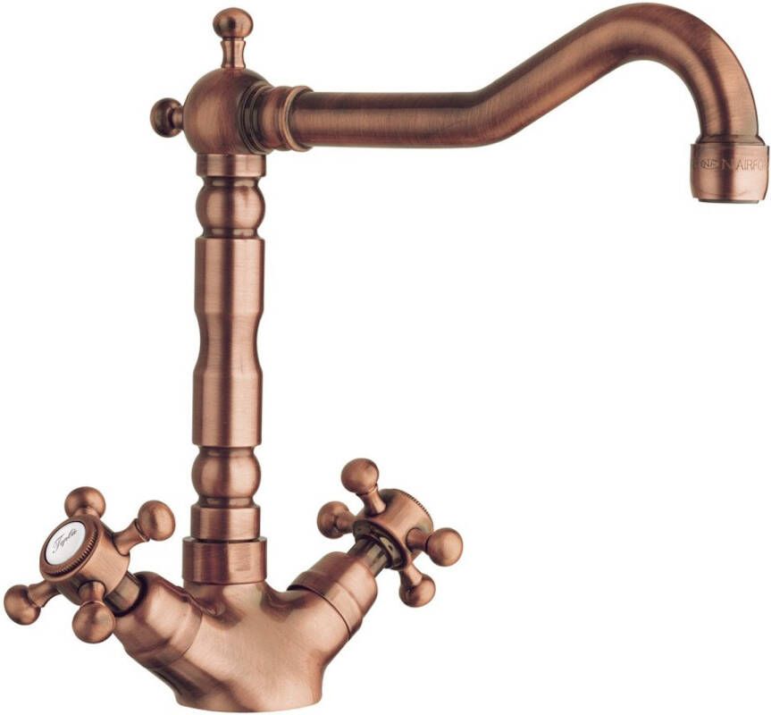 Sapho Keukenkraan Hoog Retro Antea 24 cm Koper