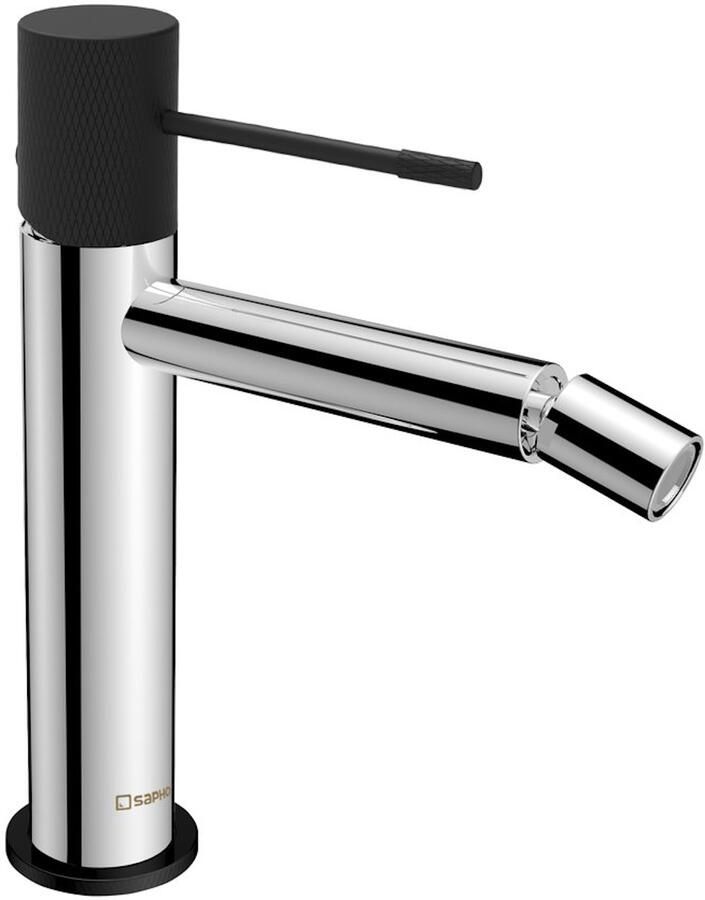 Sapho Bidet Mengkraan Solaris Chroom Mat Zwart