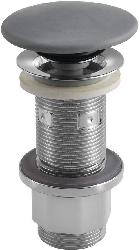 Sapho Clickwaste 5 4 Beton Plug 10-80mm Mat Grijs