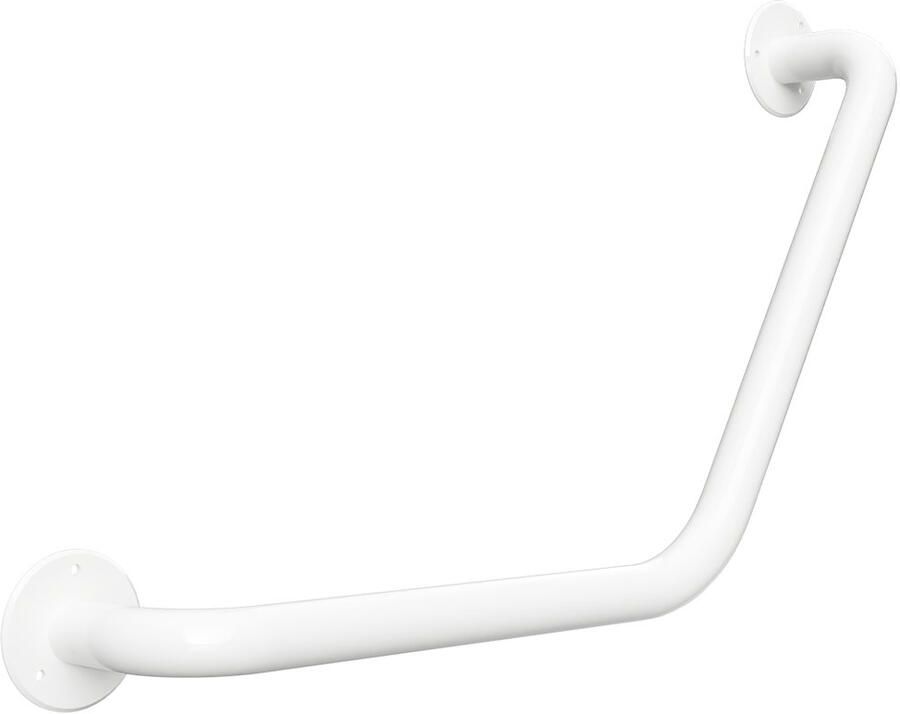 Sapho Handgreep stang gebogen 120° 400 400mm wit