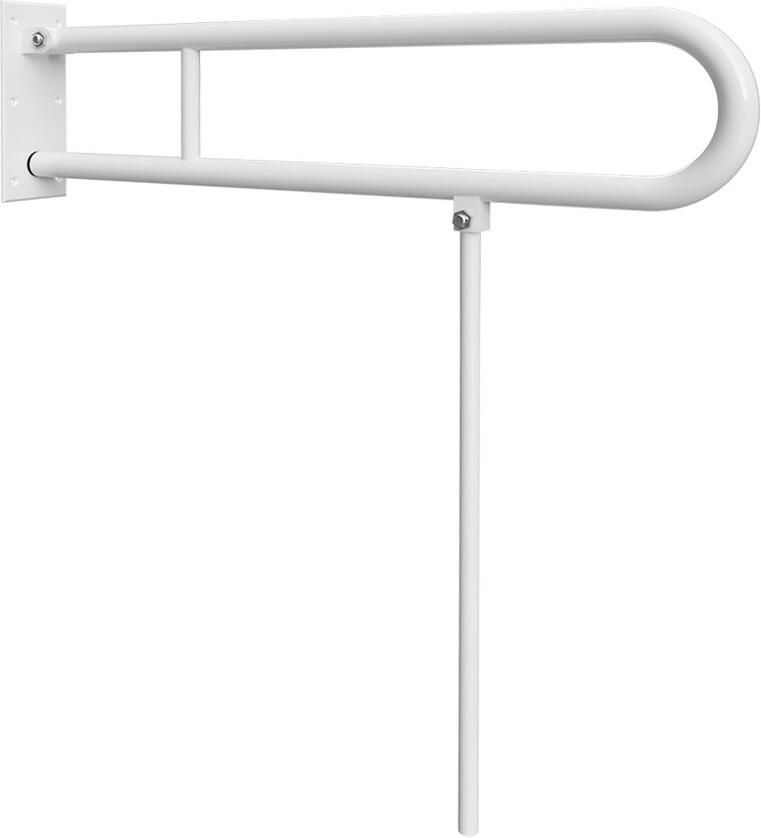 Sapho Handgreep U-Vorm Vouwbaar met Steun Handicap 81 3 cm Wit