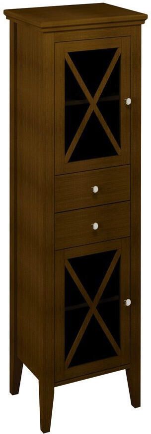 Sapho Hoge Badkamerkast Cross 49x170x39 cm Massief Hout Links