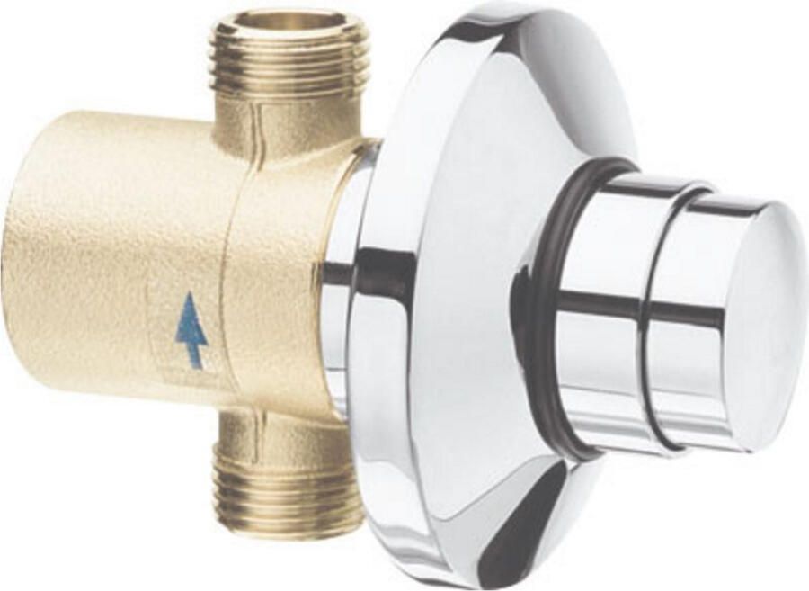 Sapho Inbouwklep Silfra Quick Zelfsluitend Voor Urinoir Chroom