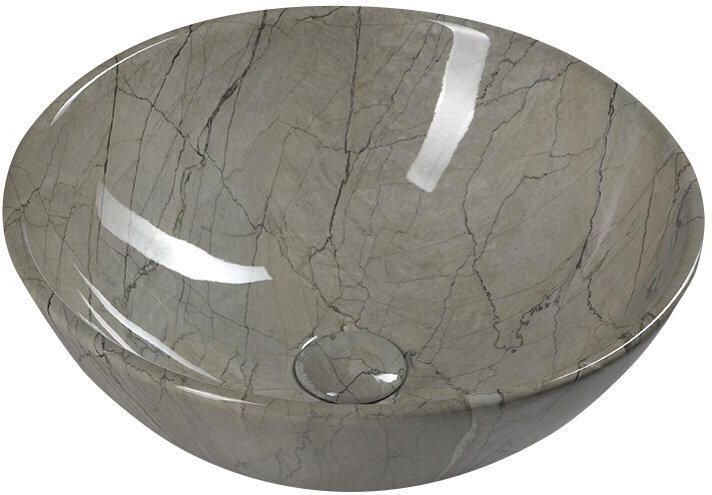 Sapho Keramische Opbouw Waskom Dalma ø 42 cm Grijs