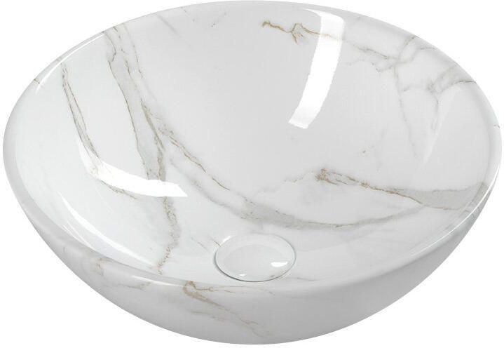 Sapho Keramische Opbouw Waskom Dalma ø 42 cm Wit
