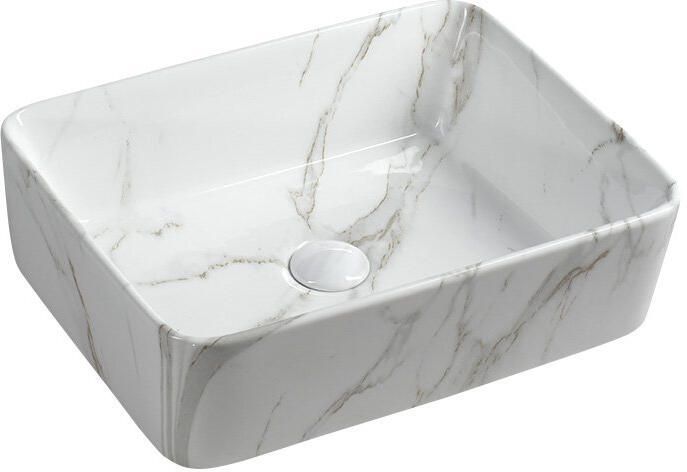 Sapho Keramische Opbouw Waskom Dalma 48x38 cm Wit