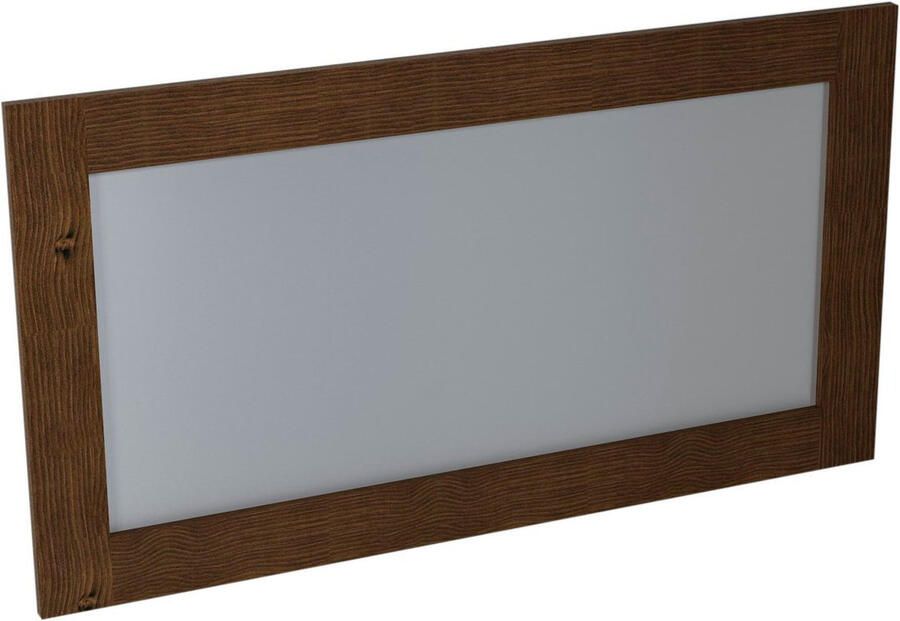 Sapho Spiegel met Houten Frame Brand 130x70 cm Gebeitst Sparrenhout