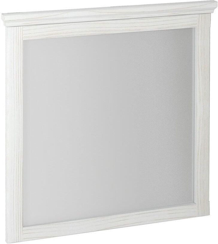 Sapho Spiegel met Houten Frame Cross Wit Hout 70x80 cm