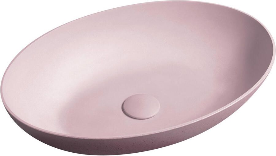 Sapho Vrijstaand Waskom Formigo 60x40 cm Roze