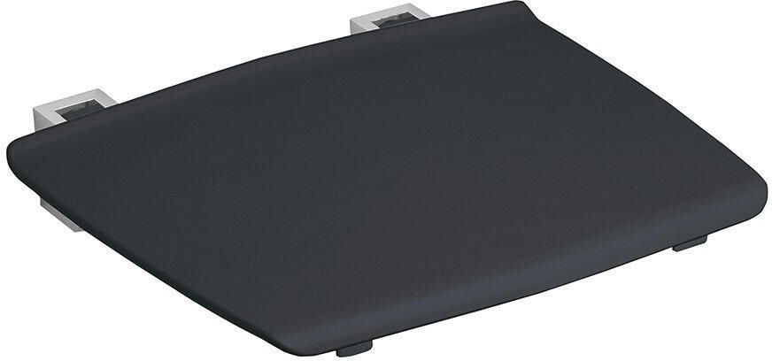 Gelco Sapho vierkante vouw douchezitting 32.5x32.5 cm donker grijs