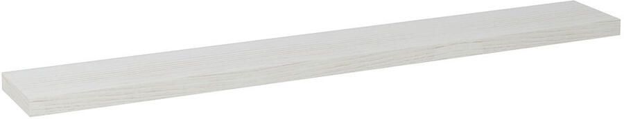 Sapho Wandplanchet Cross Wit Hout 70x10 cm