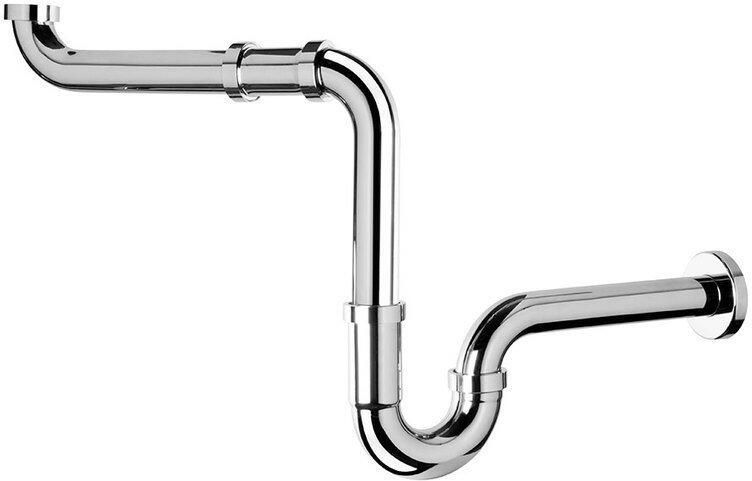 Sapho Omp Tea wastafel ruimtebesparende sifon 1'1 4 32 mm chroom