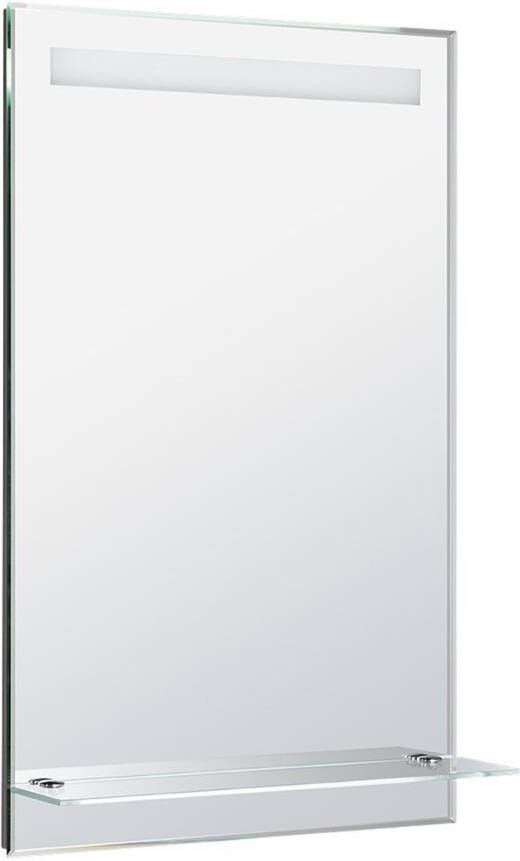 Sapho Spiegel Aqualine Met LED Licht En Planchet 50x80 cm
