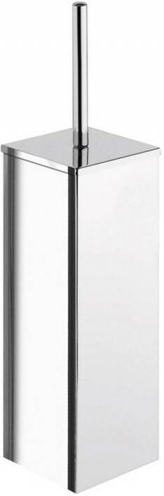 Sapho Toiletborstelhouder Colorado Vrijstaand Vierkant 36x8.8 cm Gepolijst RVS