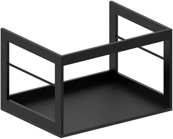 Sapho Wastafel Frame Pura 62x46 cm Mat Zwart
