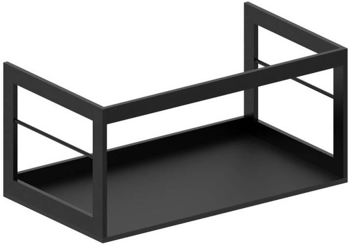 Sapho Wastafel Frame Pura 82x46 cm Mat Zwart
