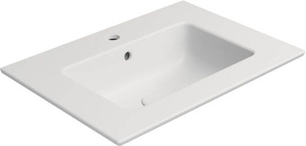 Sapho Wastafel Keramiek Pura 62x46 cm Mat Wit