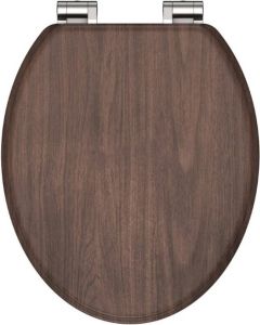 Schütte SCHÜTTE Toiletbril soft-close DARK WOOD MDF