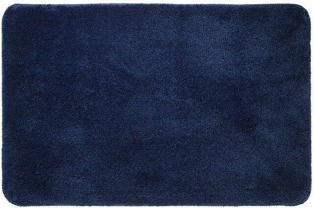 Sealskin Badmat Angora 100% Polyester 60x90x2 cm Blauw