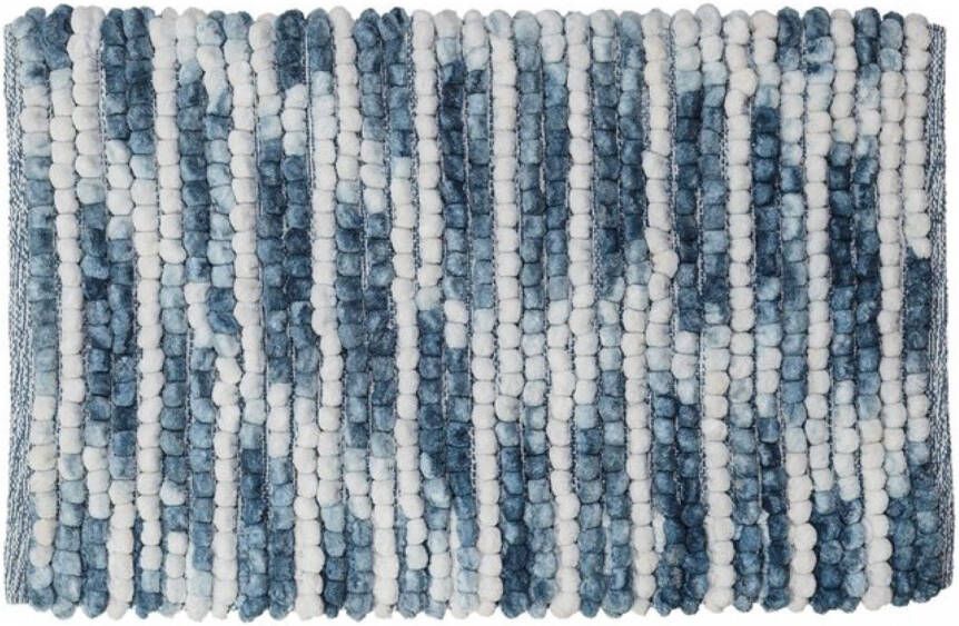 Sealskin Badmat Vintage 50x80 cm Polyester Blauw
