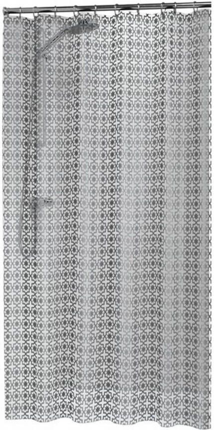 Sealskin Hammam Douchegordijn PEVA 180x200 cm Transparant Zilver 210861318