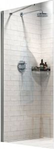 Sealskin Hooked inloopdouche 75x200cm 6mm veiligheidsglas zilver hoogglans CXA30756265100