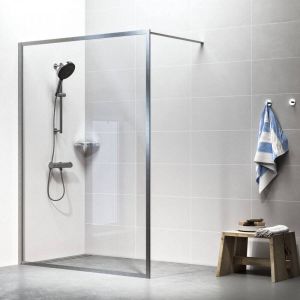 Sealskin Contour inloop douche type A3 88 cm breed 200 cm hoog RVS 6 mm helder veiligheidsglas CDA30886325100