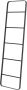 Sealskin Brix rechthoekige handdoek ladder 170x50x3.6 cm zwart - Thumbnail 1