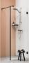 Sealskin I AM Walk in type A1 1000x300mm mat zwart 8mm helder veiligheidsglas met antikalk CIKA11006195100 - Thumbnail 1