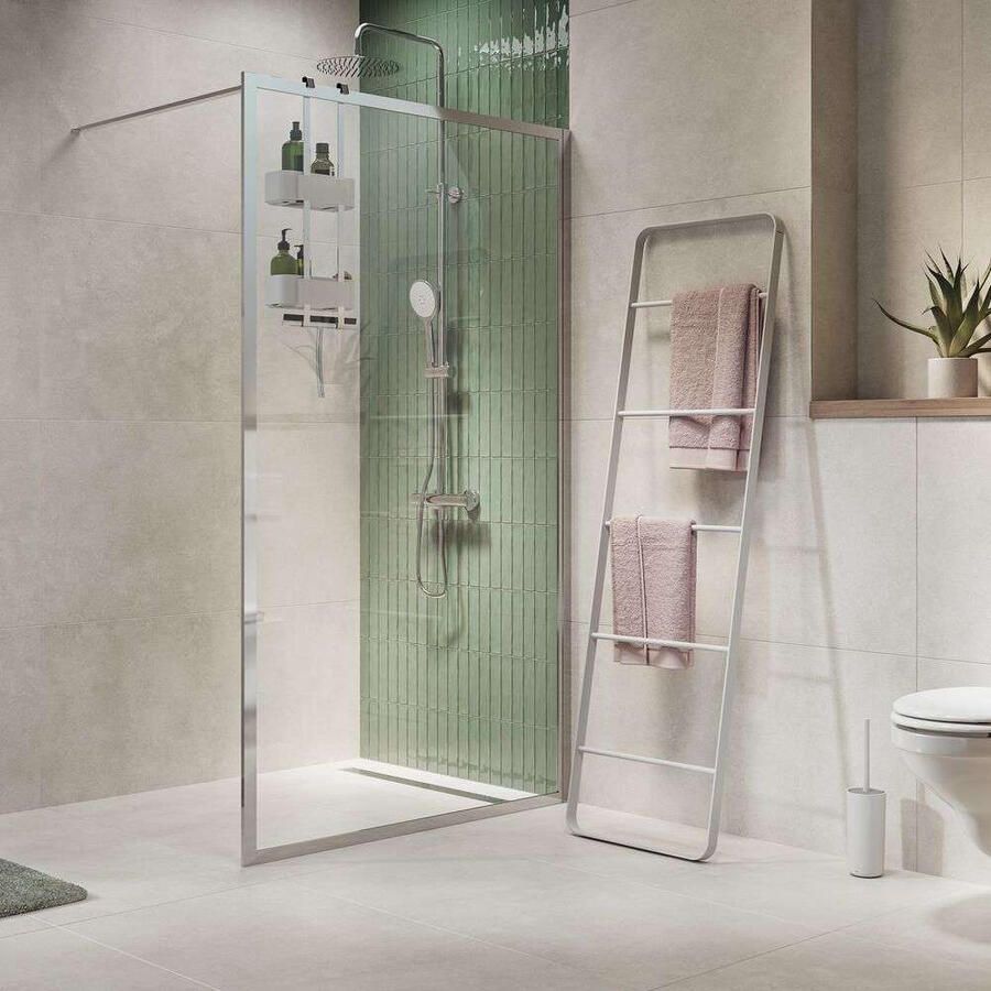 Sealskin Contour Inloopdouche Type A3 138 5 cm 6 mm Helder Glas Zilverhoogglans