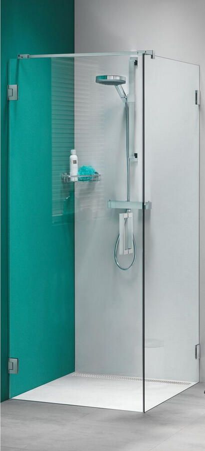 Sealskin get wet I AM draaideur voor combinatie met een zijwand 1000 mm 8 mm helder veiligheidsglas + antikalk RVS look