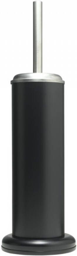 Sealskin Acero vrijstaande toiletborstelhouder 40 x 12 cm zwart rvs