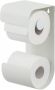 Sealskin Brix metalen toiletrolhouder 12.5x11.6x25.5 cm wit - Thumbnail 1