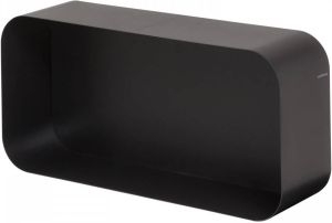 Sealskin Brix rechthoekige wandkubus 50x24x12 cm zwart