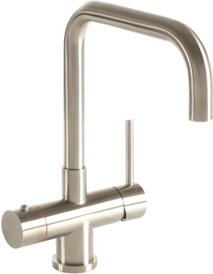 Dekker Kokendwaterkraan Selsiuz Haaks RVS Single Boiler