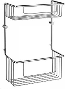 Smedbo Sideline Basic Draadkorf Dubbel Chroom 215x110 mm