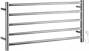 Smedbo Dry Elektrische handdoekradiator Wide 100x48cm 90watt chroom FK702