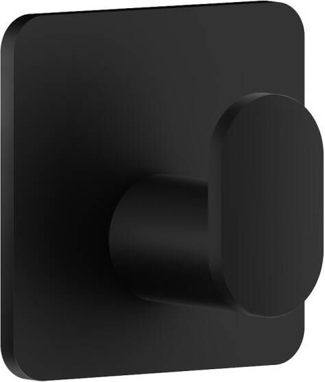 Smedbo Beslagboden Cube Handdoekhouder 3x3x2cm zelfklevend RVS Mat Zwart BB4455
