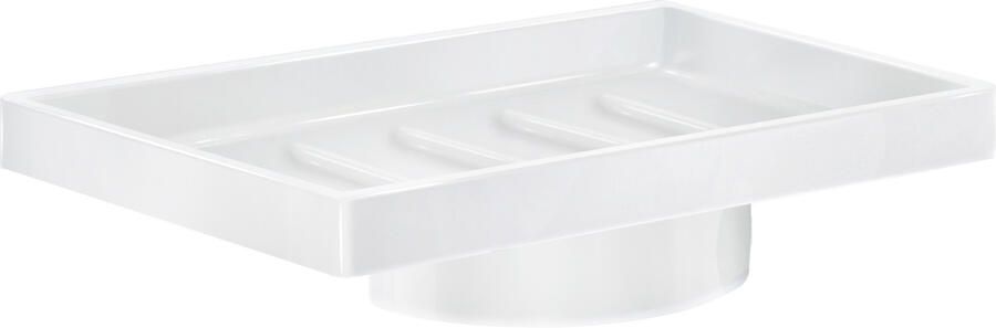 Smedbo Xtra Losse zeepschaal 8x2cm Porselein Wit O348