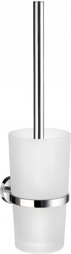 Smedbo Toiletborstel Home Glas mat 38 cm Chroom