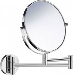 Saniclass Pro Make-Up Spiegel Scheerspiegel Wandmontage 1x en 7x vergrotend 17cm chroom Z628