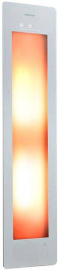 Sunshower Plus M Round Infrarood en UV-licht 140x33 cm Inbouw Opbouw vlak of hoek White