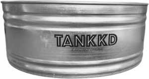 Tankkd IJsbad Black Label Round 122 cm Aluminium