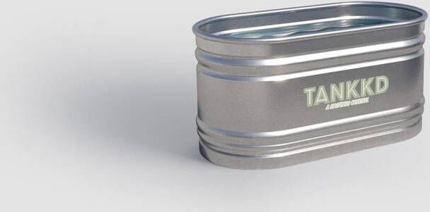 Tankkd IJsbad | Green Label Oval | 152x61x61cm | Aluminium