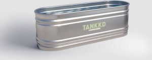 Tankkd IJsbad Green Label Oval 183x61x61 cm Aluminium