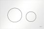 TeCe Loop bedieningsplaat voor duospoeltechniek kunststof wit 9.240.600 - Thumbnail 1